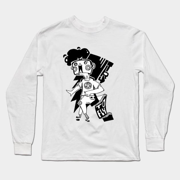 Try to fly Long Sleeve T-Shirt by yeknomster